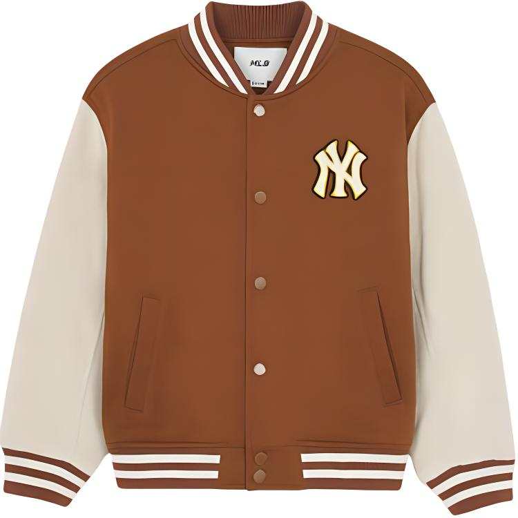 MLB KIDS Baseball Jacket Brown Children Aged 3 7 Years Old