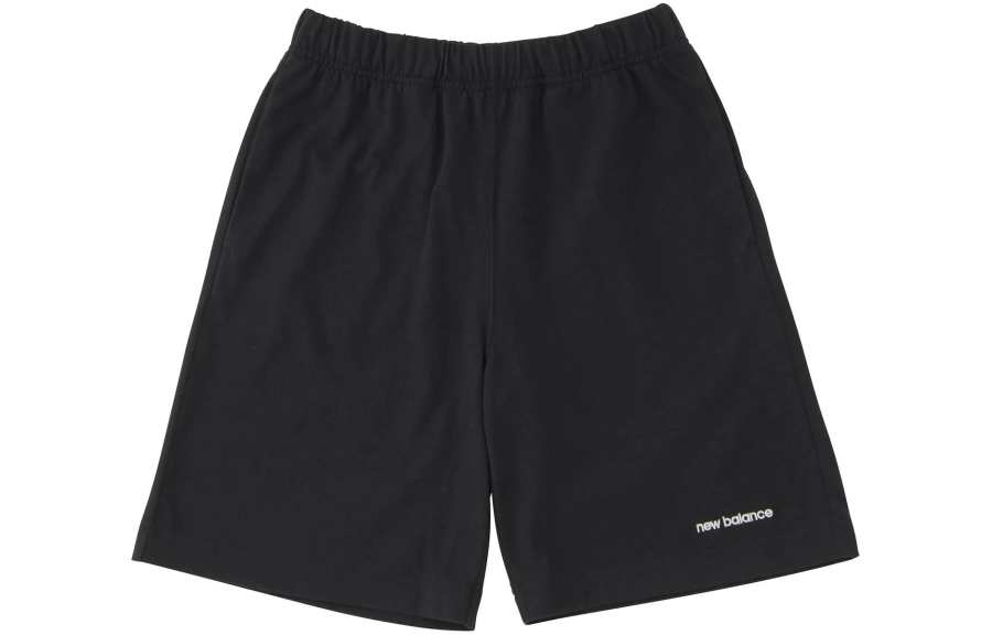 New Balance New Balance Linear Logo Shorts Teenagers Black