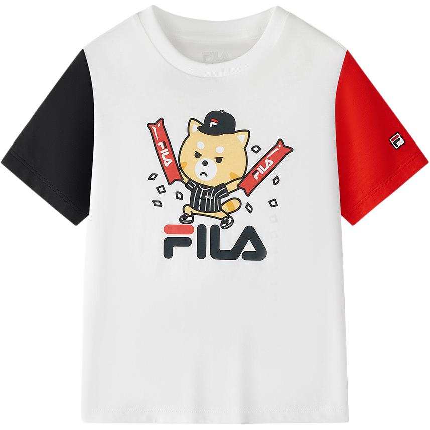 FILA KIDS T Shirt Standard White Children Aged 3 7 Years Old