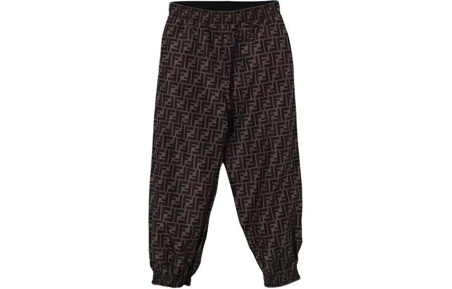 FENDI Kids' FENDI Knitted Sweatpants Black