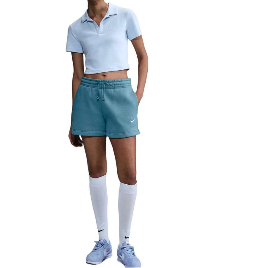 Nike Nike Sportswear Phoenix Fleece Sports Shorts Women's Blue