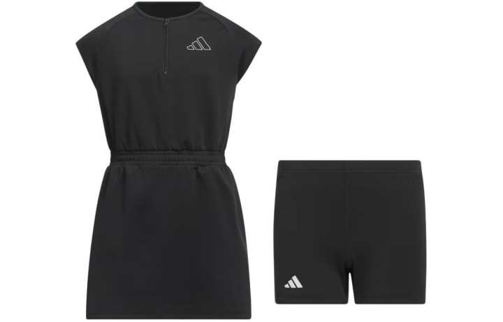 Adidas Adidas Kids Two Piece Skirt Sets Crew Neck Moderate Mid Length