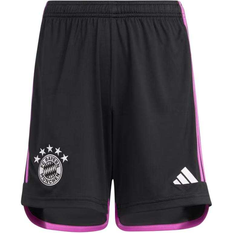Adidas Adidas Fc Bayern 23/24 Away Shorts Kids Shorts Kids' Black