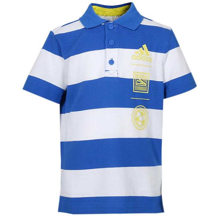 Adidas Adidas T Shirt Blue White Children Aged 3 7 Years Old