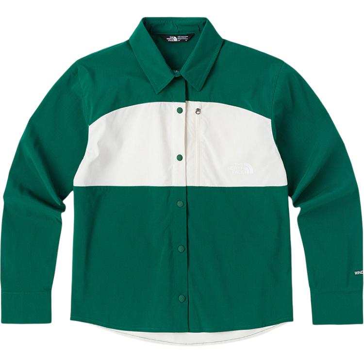 THE NORTH FACE Multicolor Kids' Top Autumn Spring Teenagers Uncrowned Green/Dune White