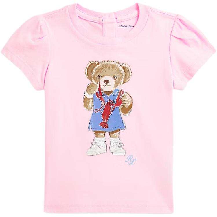 Polo Ralph Lauren T Shirt Pink Infant And Toddler