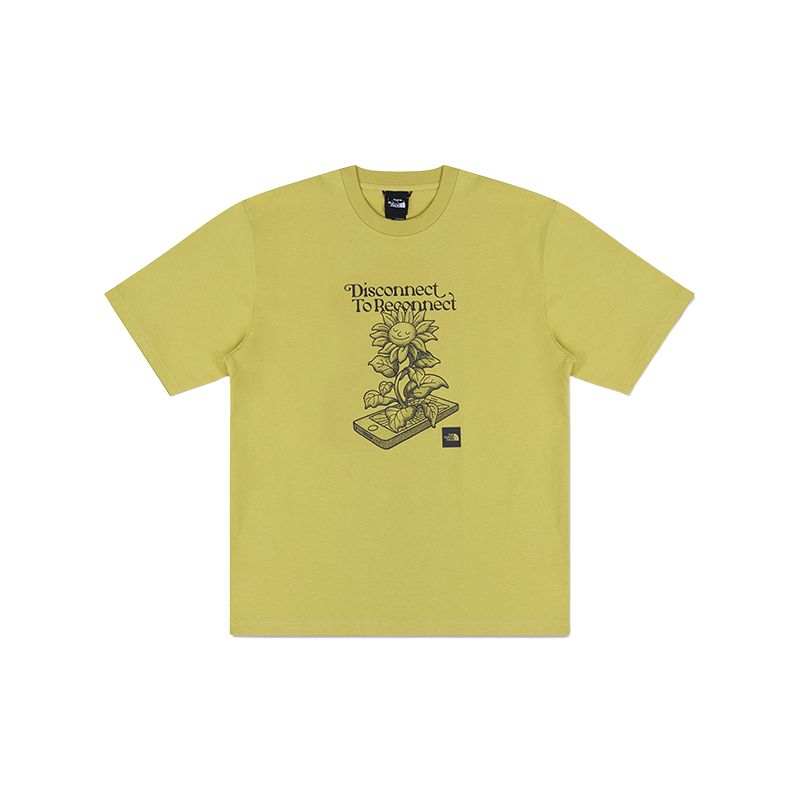 THE NORTH FACE Urban Exploration T Shirt Men's Spring Aqua Green