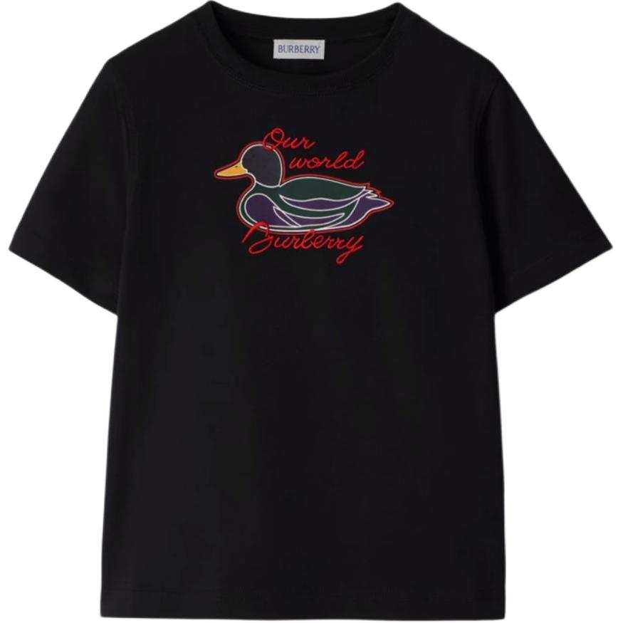 Burberry T Shirt FW24 Dark Marine Blue Kids'
