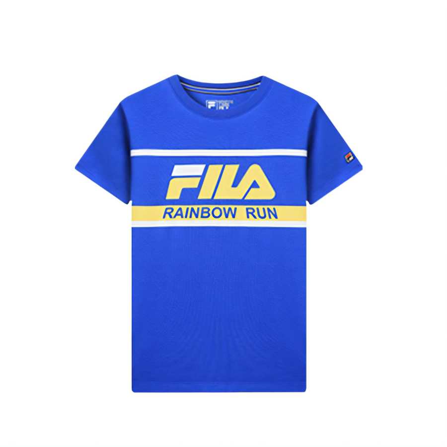 FILA KIDS T Shirt Radiant Blue Teenagers