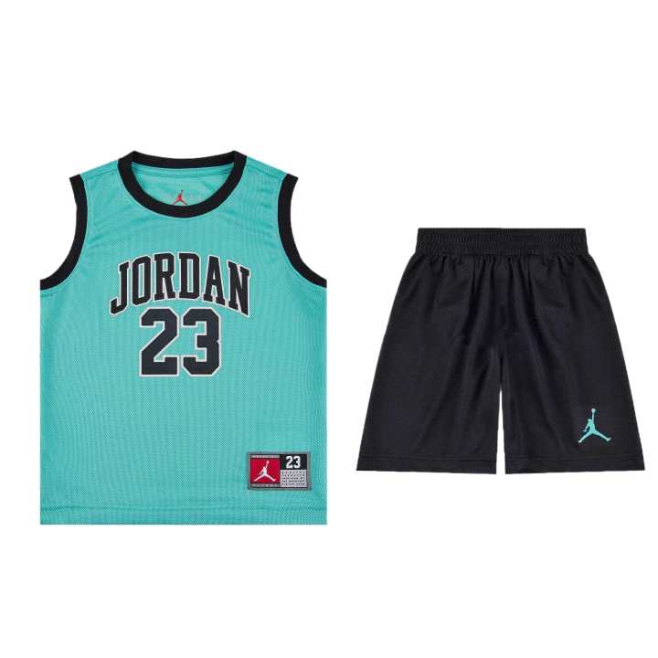 Nike Nike Casual Sportswear Black/Washed Duck Cyan Children Aged 3 7 Years Old