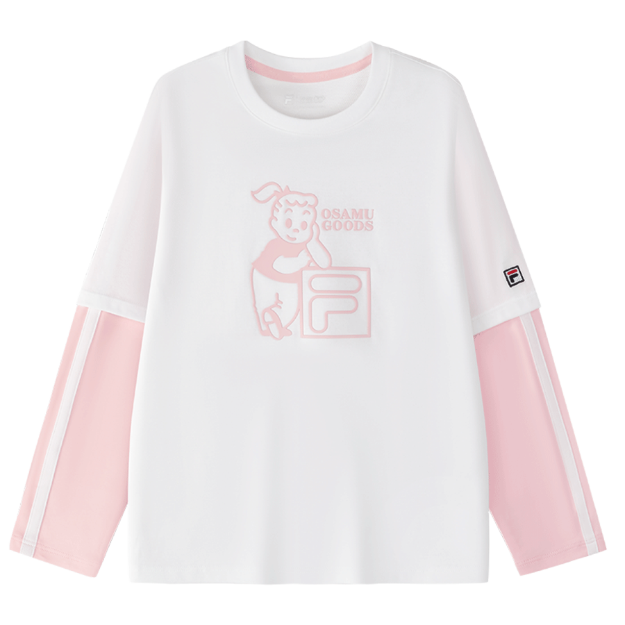 FILA KIDS T Shirt Standard White Teenagers