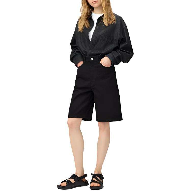 UNIQLO U Collection SS25 Denim Shorts Women's Black