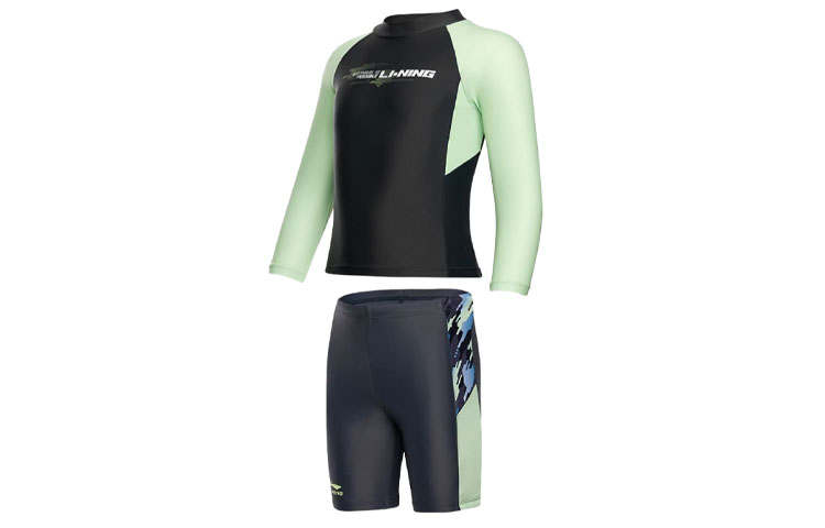 Li-Ning Li Ning Kids' Swimsuit Blue Kids'