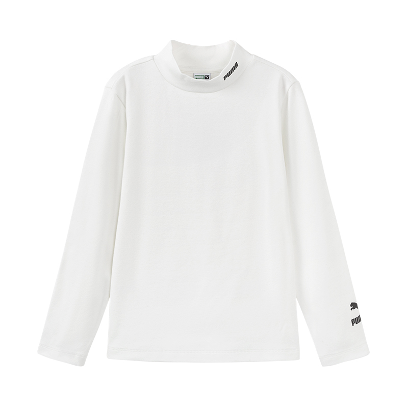 PUMA SportstyleCLASSICS LOGO T Shirt Raw White Kids'
