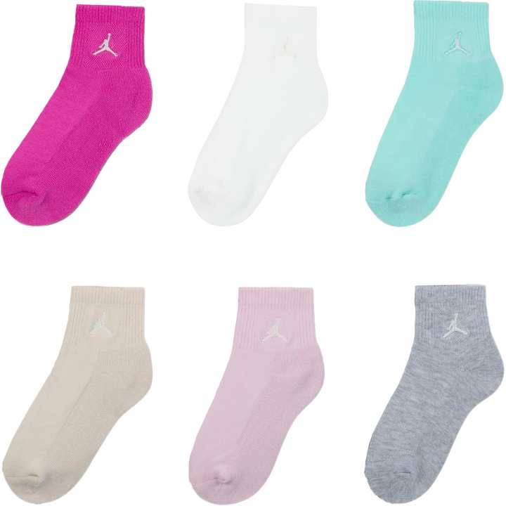 Jordan Jordan ESSENTIALS Everyday Socks 6 Pack Multicolor Teenagers