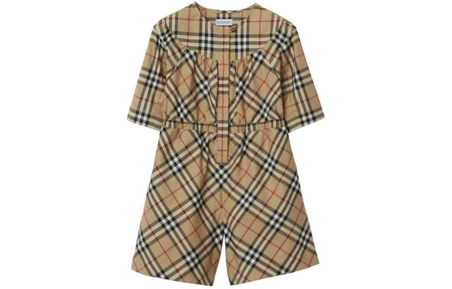 Burberry Jumpsuit SS24 Archive Beige Kids'