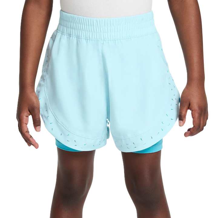 Nike Nike Dri FitSwoosh SS25 Shorts Children Aged 3 7 Years Old Glacier Blue