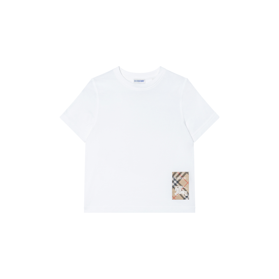 Burberry T Shirt FW24 White Kids'