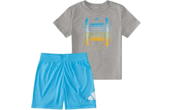 Adidas Adidas Kids Matching Sets Gray Infant And Toddler