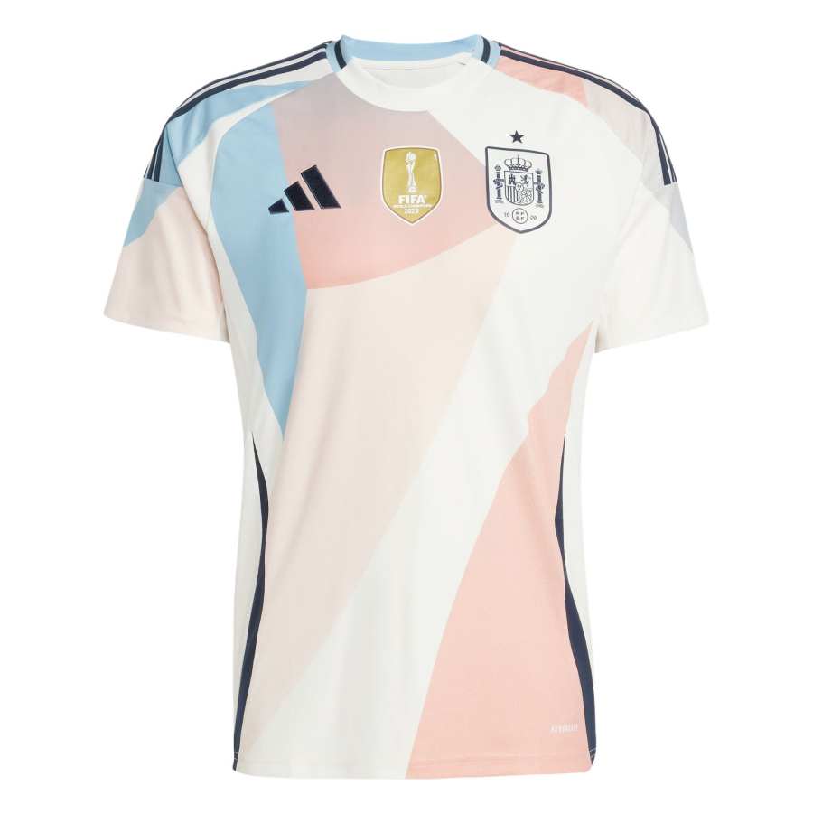 Adidas Adidas T Shirt SpainAEROREADY AWAY JERSEY Pink White Children Aged 3 7 Years Old