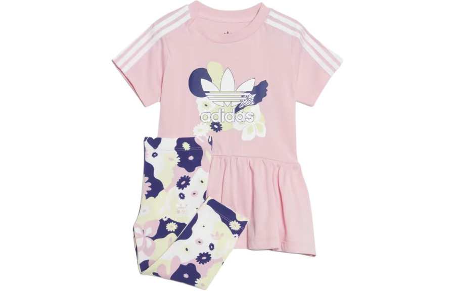 Adidas Originals Children Aged 3 7 Years Old Adidas Originals Skirt Set True Pink