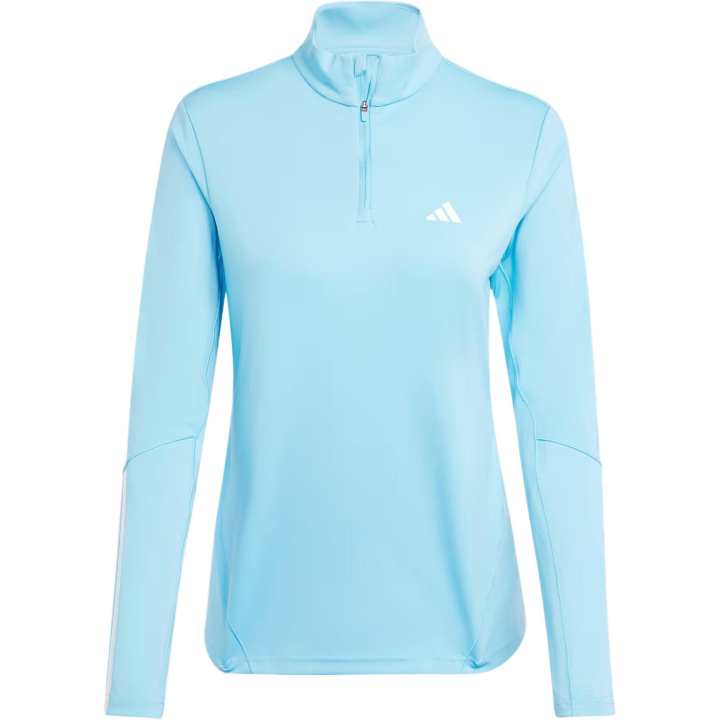 Adidas Adidas GymAEROREADY Hyperglam Training Quarter Zip Track Top Workout Clothing Women's Blue