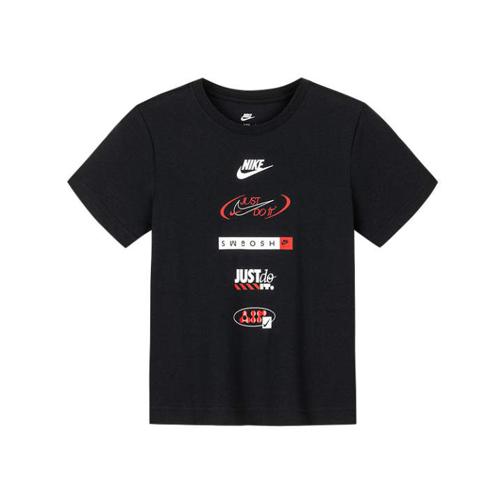 Nike Nike T Shirt Jet Black Children Aged 3 7 Years Old