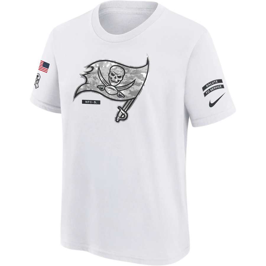 Nike Nike Dri FitNFL Tampa Bay Buccaneers Salute To Service Primary Edge Legend T Shirt White Teenagers