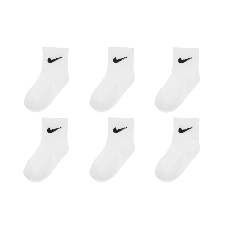 Nike Nike Logo Baby Socks 6 Pack White Infant And Toddler