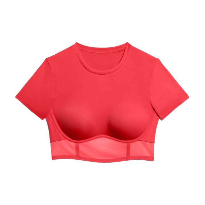 Adidas Adidas Ivy Park Corset Crop Top Real Coral