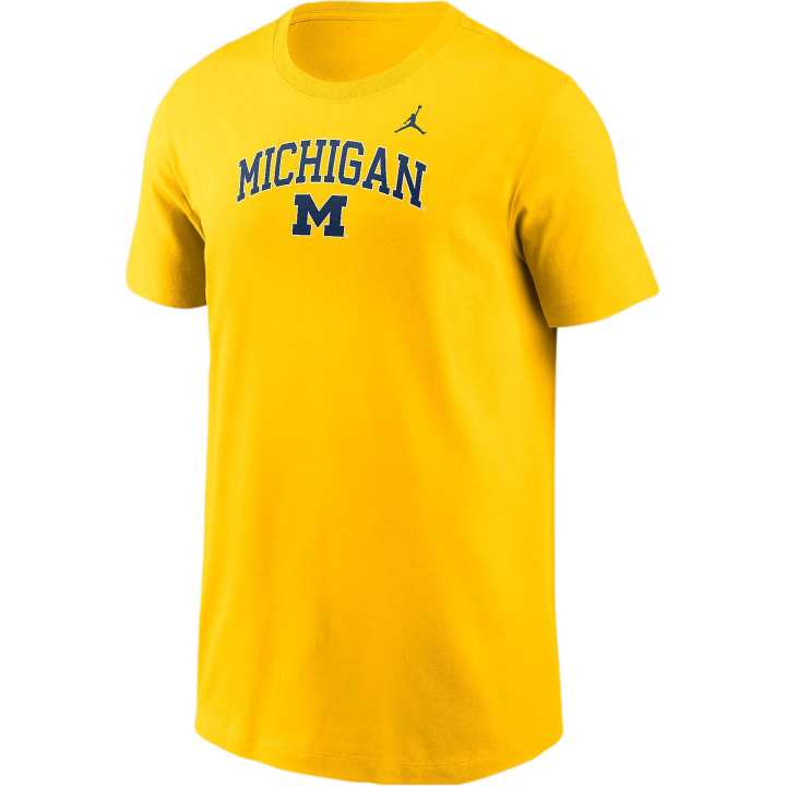 Jordan Jordan Michigan T Shirt Yellow Teenagers