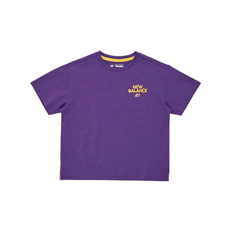 New Balance New Balance T Shirt Purple Children Aged 3 7 Years Old