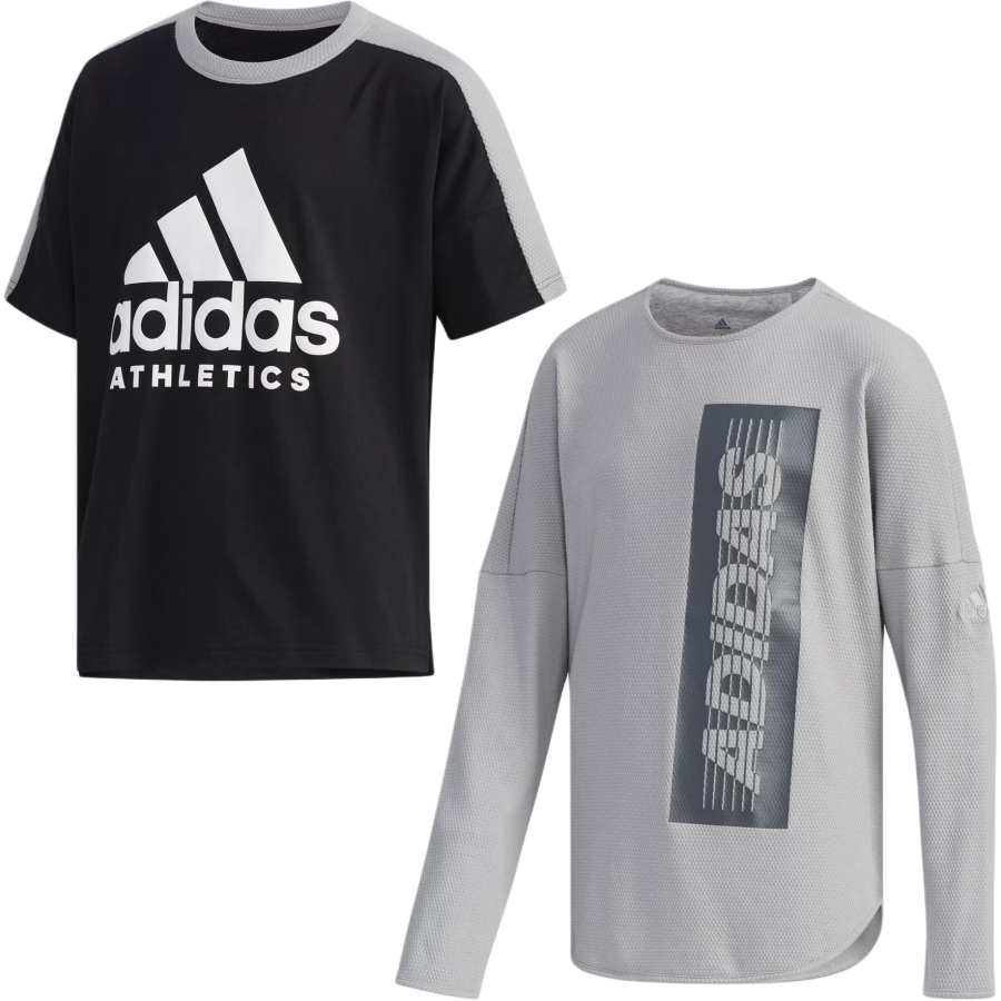 Adidas Adidas T Shirt 2 Piece Set Black/Gray Children Aged 3 7 Years Old