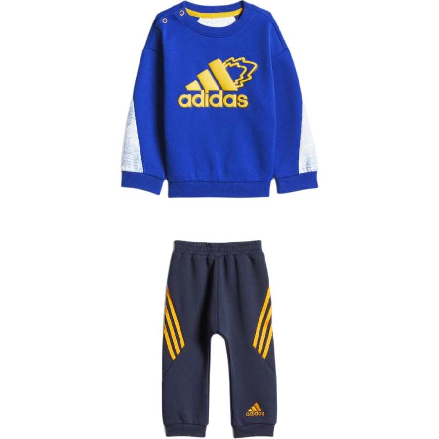 Adidas Adidas Crawlers Royal Blue/White/Yellow/Black/Semi Fluorescent Gold Infant And Toddler