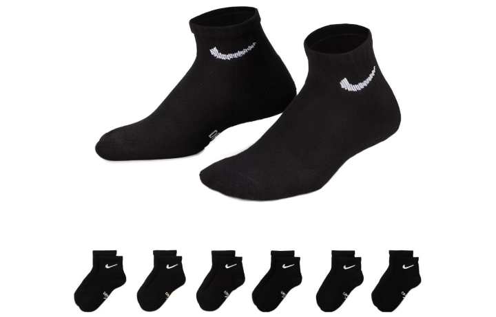 Nike Nike Kids Socks 6 Pack Black Kids'