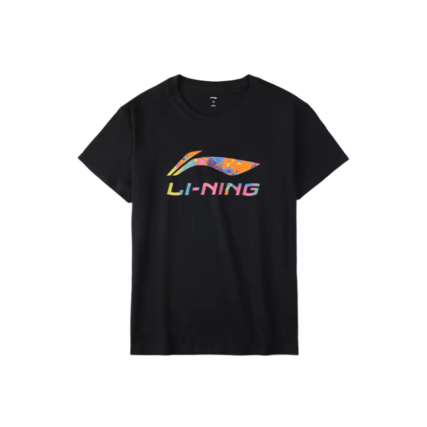 Li-Ning YOUNG Li Ning YOUNG Sports Fashion Collection T Shirt Black Teenagers
