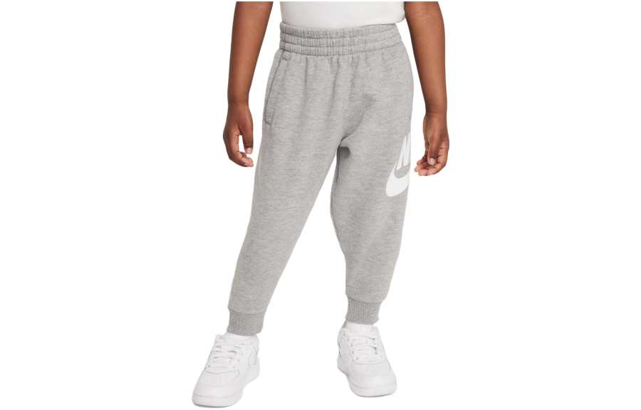 Nike Nike Kids' Apparel Logo Letter Print With Fleece Trim Knitted Sweatpants Fall Winter Infant And Toddler Dark Gray
