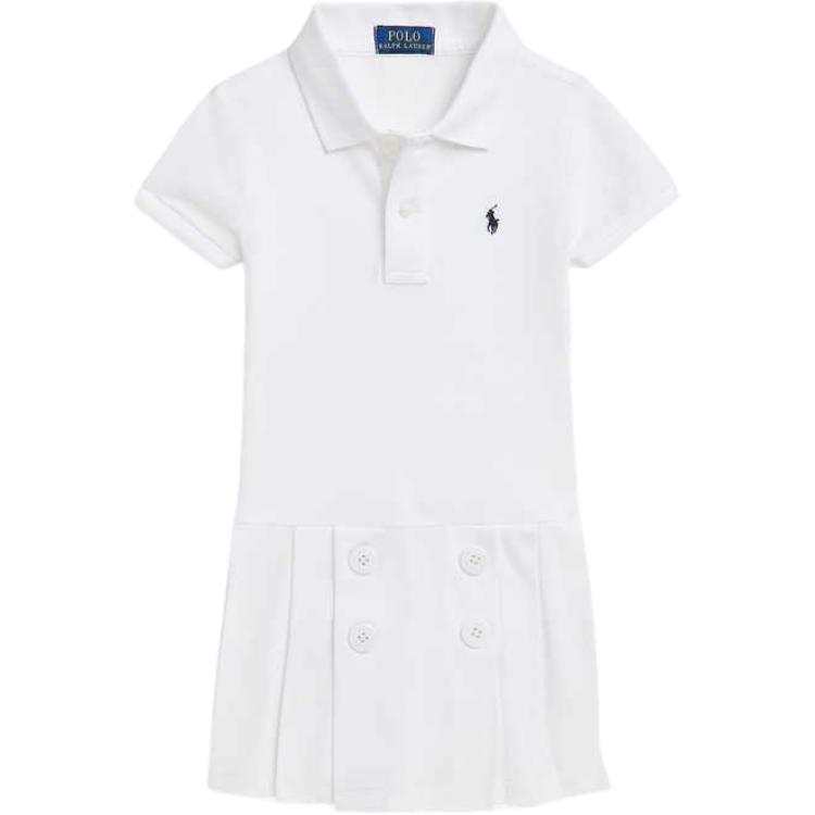 Polo Ralph Lauren Dress SS25 White Kids'