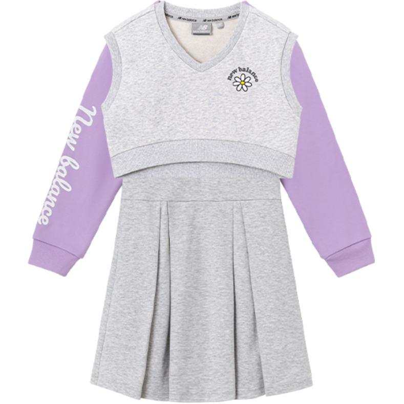 New Balance Children Aged 3 7 Years Old New Balance Skirt Set Light Gray