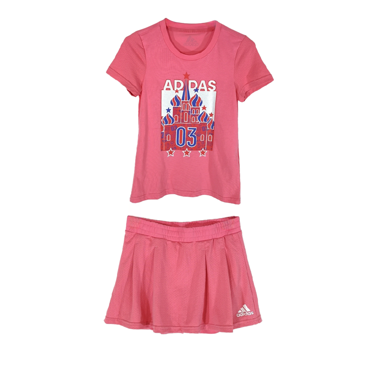 Adidas Children Aged 3 7 Years Old Adidas Casual Sportswear Pink