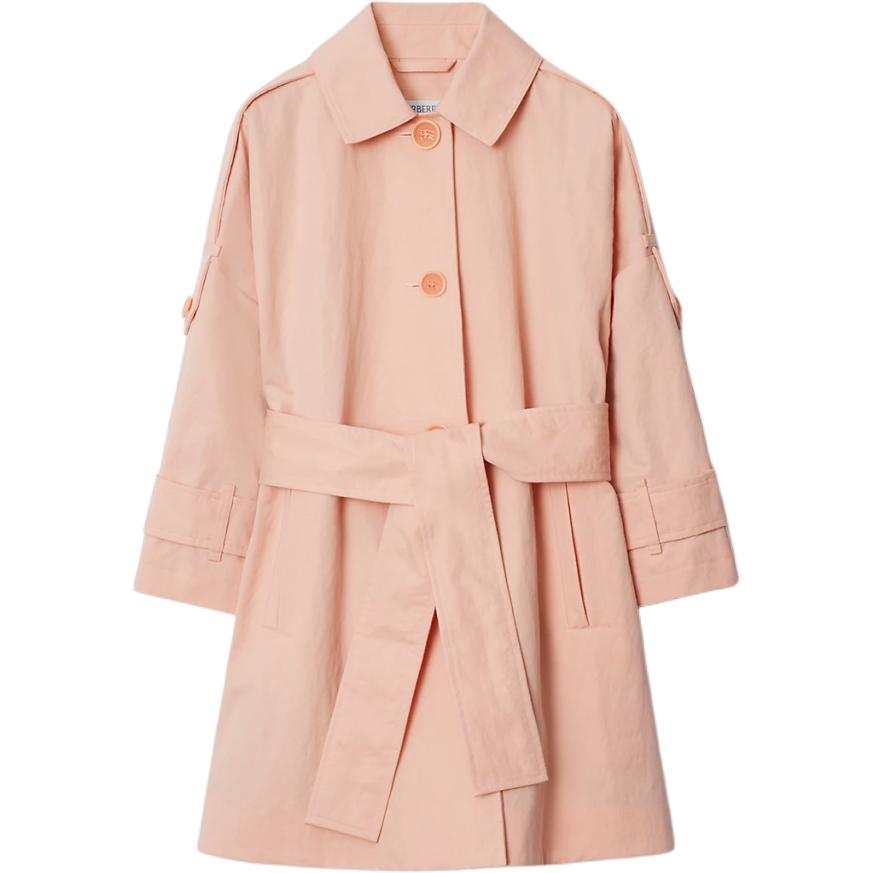 Burberry Trench Coat Apricot Pink Kids'