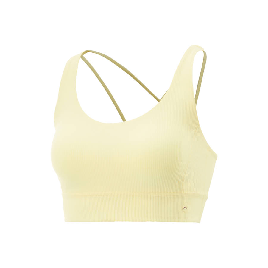 Li-Ning Li Ning Fitness Series Sports Underwear Women's Tender Light Yellow