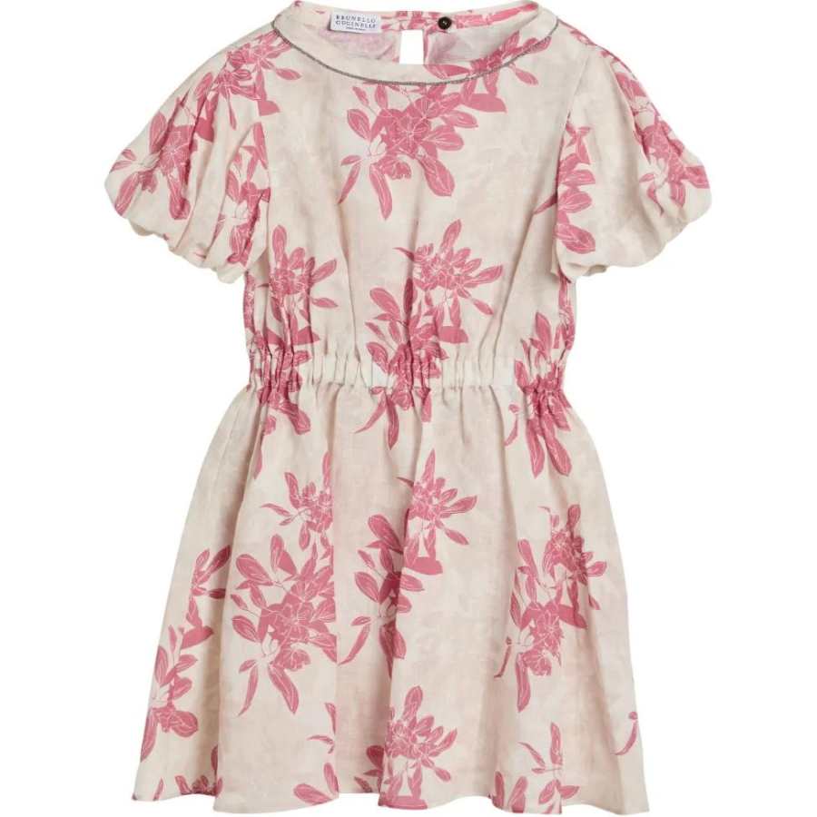 Brunello Cucinelli Dress SS25 Multicolor Kids'