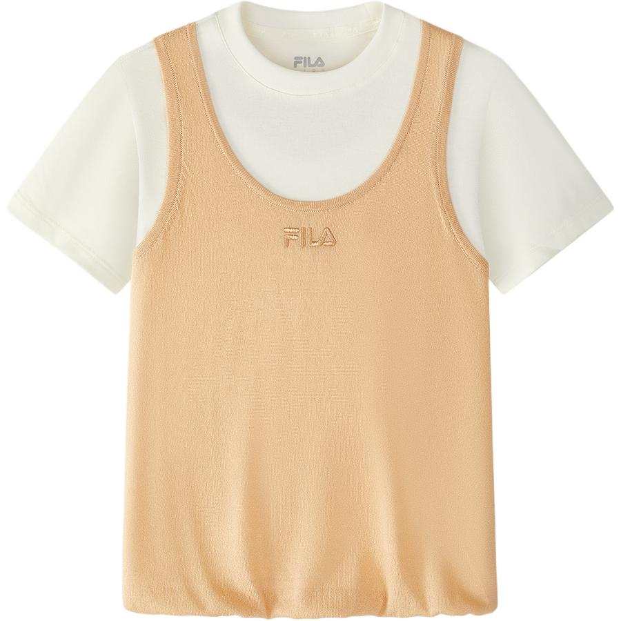 FILA KIDS T Shirt Wheat Bran Teenagers
