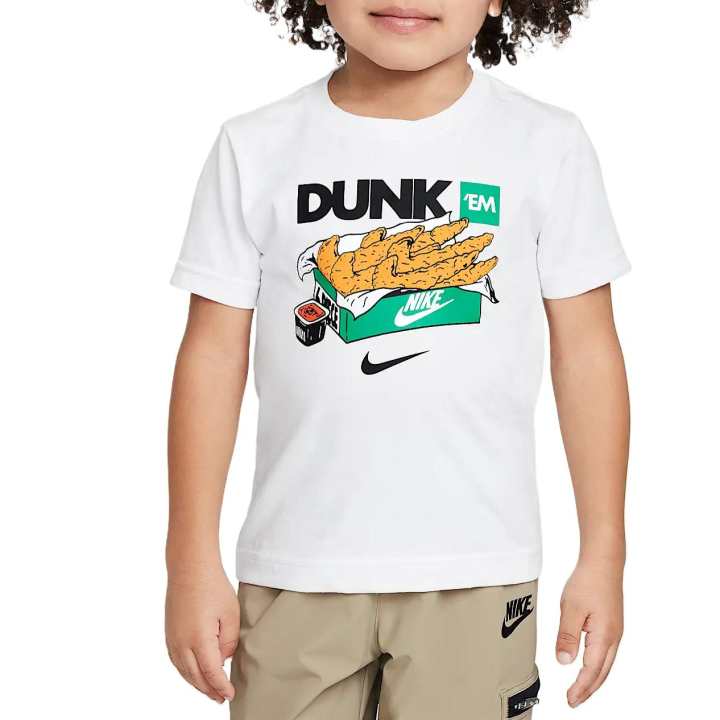 Nike Nike Dunk T Shirt SS25 White Infant And Toddler