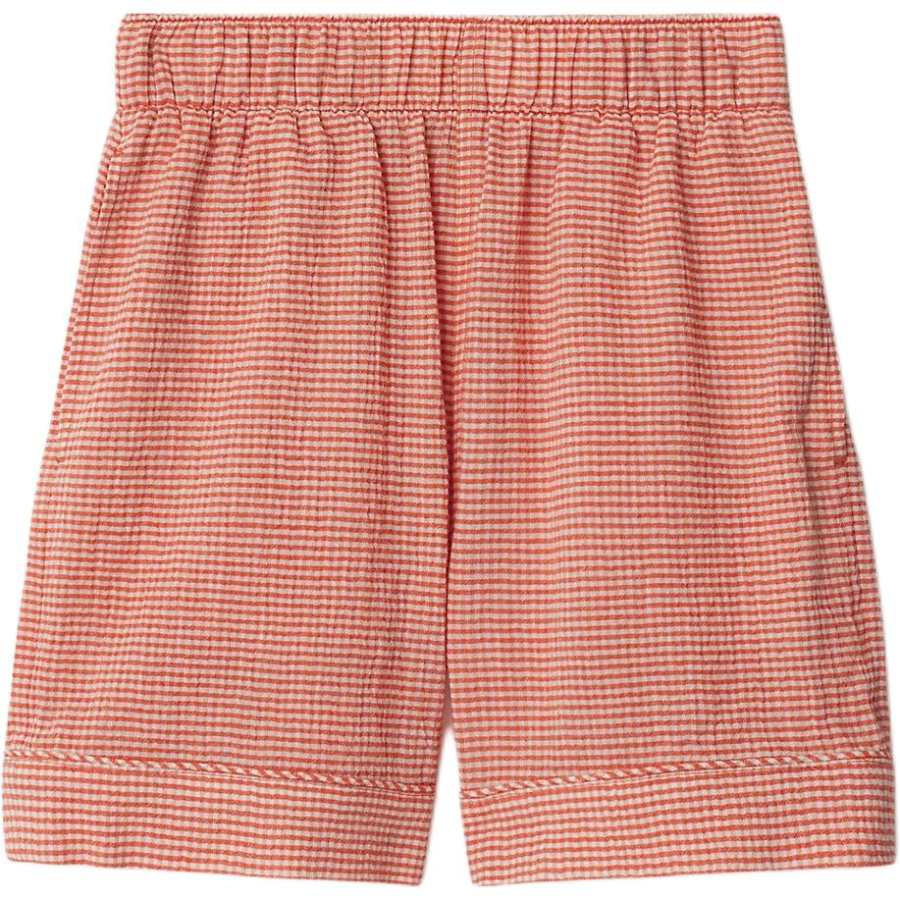 Burberry Shorts Kids' Orange Red
