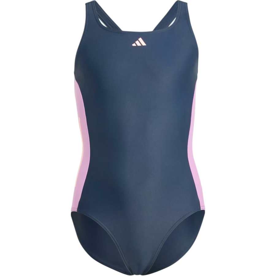 Adidas Adidas Kids' Swimsuit Aurora Ink/Pre Coated Purple/Pink Spark Children Aged 3 7 Years Old