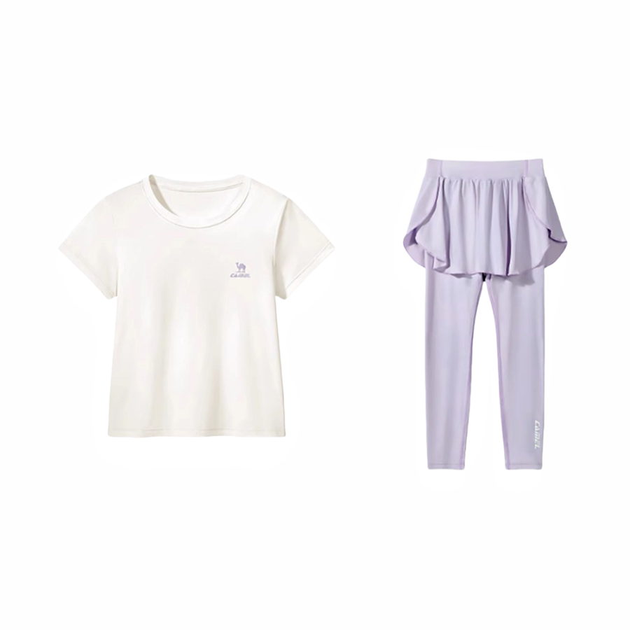CAMEL Casual Sportswear SS25 Soft Light Purple/Infinite White Kids'