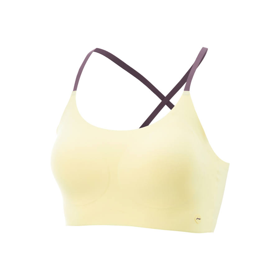 Li-Ning Li Ning Fitness Series Sports Underwear Women's Tender Light Yellow