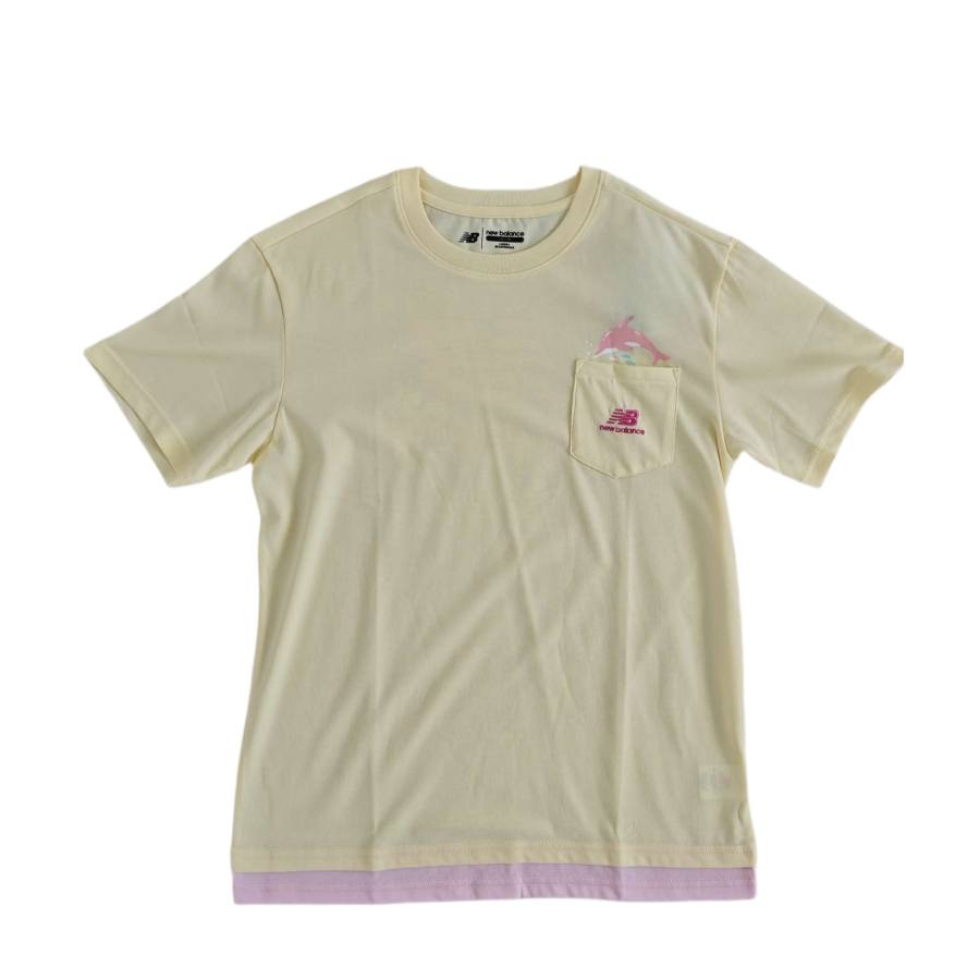 New Balance New Balance T Shirt Custard Children Aged 3 7 Years Old